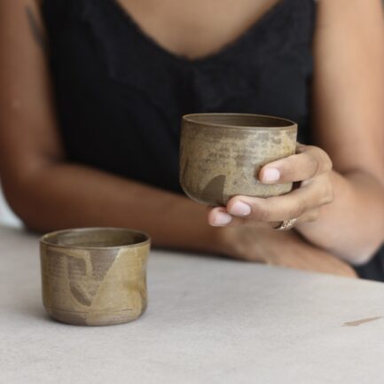 Duo empreinte - fauve