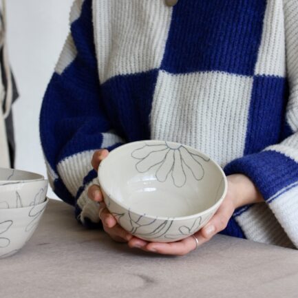 Grand bol Nuée - blanc