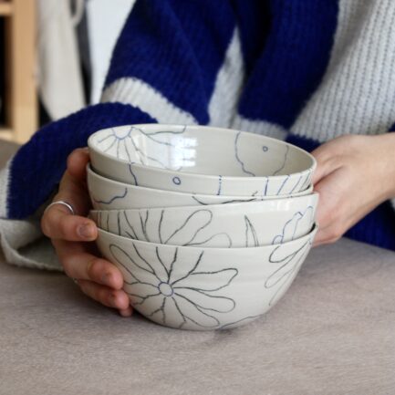 Grand bol Nuée - blanc