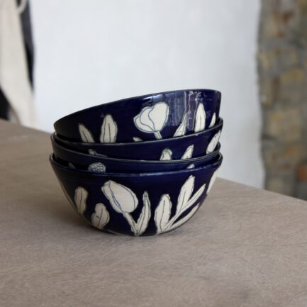 Grand bol Nuée - bleu